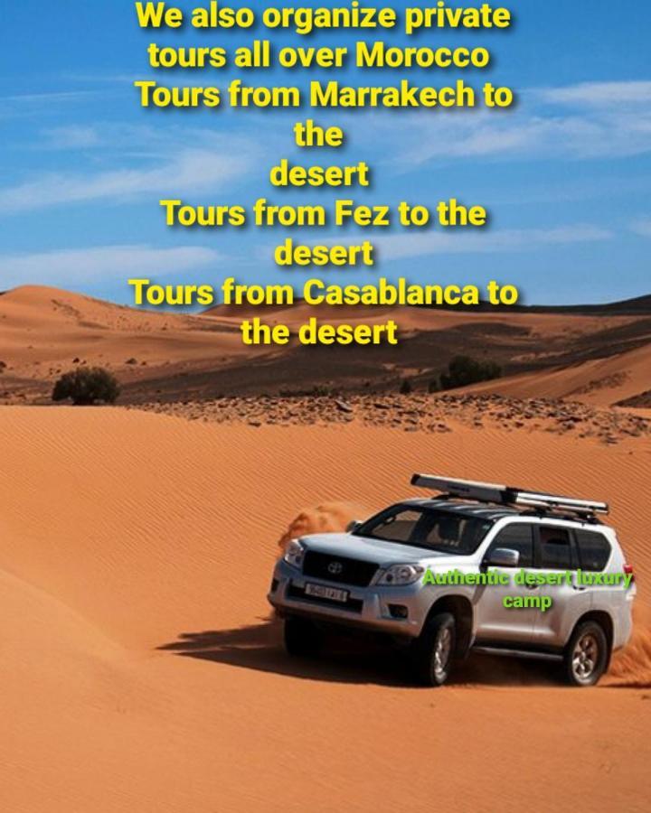 Authentic Desert Luxury Camp Merzouga Bagian luar foto